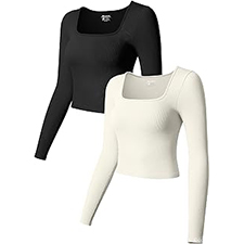 Crop Top Long Sleeves