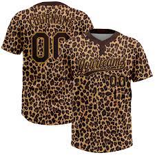 Leopard Print Softball Uniform