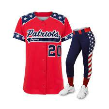 Star Printed Softball Uniform