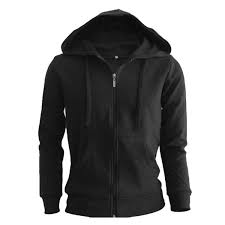 Plain Zipper Hoodie