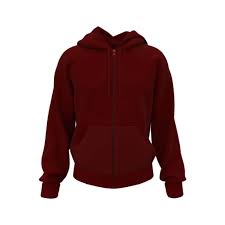 Plain Zipper Hoodie