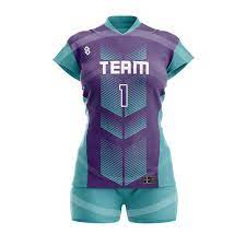 Women Sublimated Volleyball Uniform